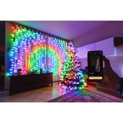 7. Twinkly Smart LED Curtain 210 RGB+W 2.1 m
