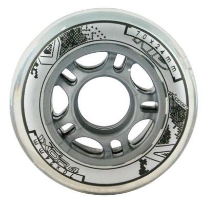 17. PU 70x24 82A TRANSPARENT WHEELS (4 pcs.) NILS EXTREME