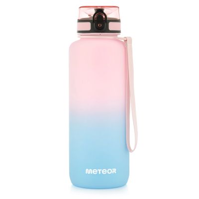 7. Meteor 1500 ml pink/blue sports bottle