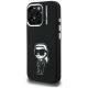 2. Karl Lagerfeld Silicone Karl Sketch MagSafe Case for iPhone 16 Pro - Black
