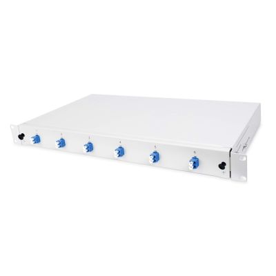Fiber Optic 19" Breakout Boxes with 6x Duplex LC, Single Mode