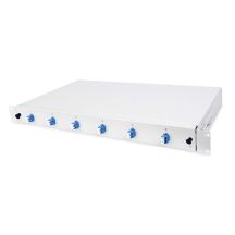 Fiber Optic 19" Breakout Boxes with 6x Duplex LC, Single Mode
