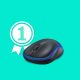 2. Logitech M185 Wireless Mouse 910-002236 (Optical; 1000 DPI; Blue)