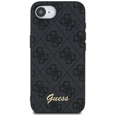 3. Guess 4G Script Logo MagSafe case for iPhone 16e - black