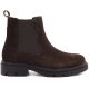 6. Women's leather ankle boots, suede, chocolate, Sergio Leone BT-01-S