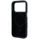 7. Karl Lagerfeld Grained Choupette Head Metal MagSafe Case for iPhone 17 Pro Max / 18 Pro Max - Black