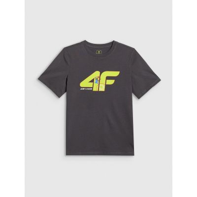 5. Boy's cotton T-shirt 4F 4FJRSS26TTSHM4280-22S