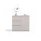6. Chest of Drawers 1 Door 3 Drawers Cashmere Set
