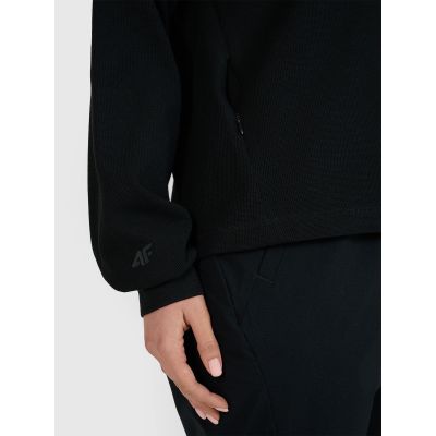 4. Women's oversize longsleeve with print 4F 4FWSS25TLONF393-20S