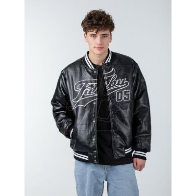 2. Fubu Varsity Leather Jacket M 6075111