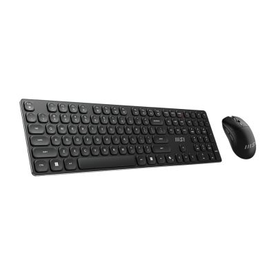 3. MSI FORGE K210 WIRELESS COMBO Keyboard Mouse Included Home/Office USB Black