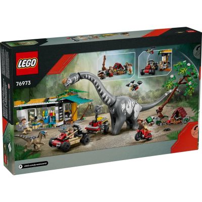 2. LEGO Jurassic World 76973 Titanosaurus and Raptor Chase