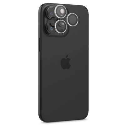 2. Spigen Glas.tR EZ Fit Optik Pro Camera Cover for iPhone 15 Pro / 15 Pro Max / 16 Pro / 16 Pro Max / 17 Pro / 17 Pro Max - 2 pcs.