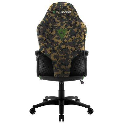 3. ThunderX3 BC1 Camo Universal Gaming Chair Camouflage, Green