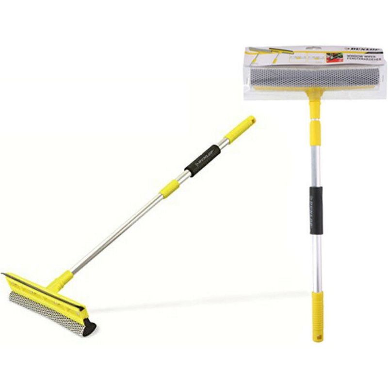 DUNLOP WINDOW AND MIRROR WATER WIPER WITH ADJUSTABLE HANDLE 43-68CM