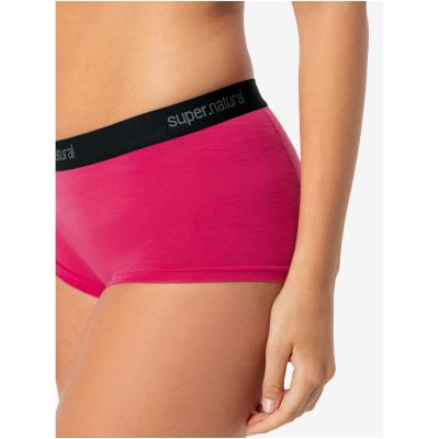 2. Women’s Sports Boxer Briefs SUPER.NATURAL W Tundra 175 Boyfriend Hipster, Pink