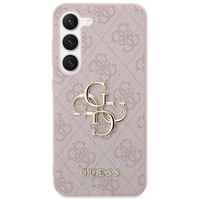 3. Guess GUHCS23S4GMGPI S23 S911 pink/pink hardcase 4G Big Metal Logo