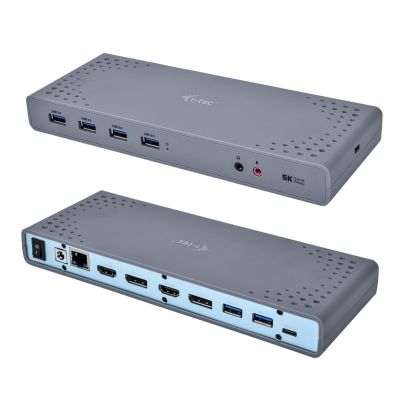 2. i-tec CADUAL4KDOCK Wired Docking Station USB 3.2 Gen 1 (3.1 Gen 1) Type-C Black, Turquoise
