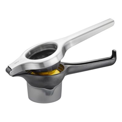2. GEFU 13971 Citrus Juicer Nylon, Plastic, Stainless Steel Black, Stainless Steel