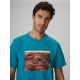 3. Men's regular printed T-shirt 4F 4FRSS26TTSHM4238-35S
