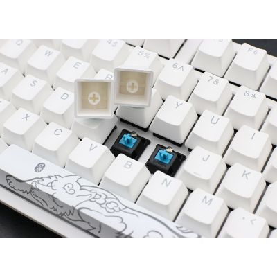 3. Ducky One 2 White Edition Keyboard Universal USB German White