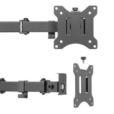 4. MACLEAN Desk Mount for 2 LCD Monitors MC-884