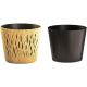 16. SANDY ROUND POT DIAMETER 22 CM MOCCA