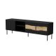2. INSERTO 3D1W TV cabinet 190x40x61.5 black + LED