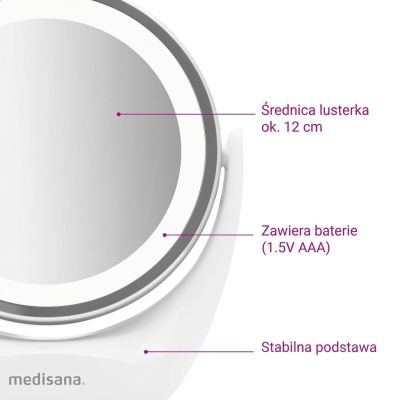 10. Medisana 2-in-1 cosmetic mirror CM 835