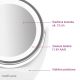 10. Medisana 2-in-1 cosmetic mirror CM 835