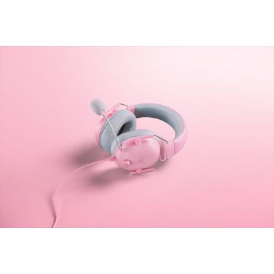 5. Razer Blackshark V2 X Gaming Headphones Pink