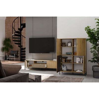 10. KAMARO 4DK SLIM/GŁ ARTISAN DISPLAY CABINET KPL