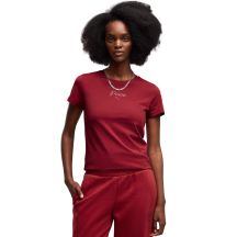 Puma ESS Script Tee Women's T-Shirt Red 691760 23