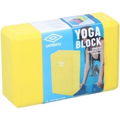 2. UMBRO YELLOW BLOCK FOR EXERCISE YOGA PILATES FITNESS