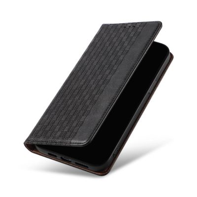 9. Magnet Strap Case for Samsung Galaxy S23 Ultra Flip Wallet Mini Lanyard Stand Black