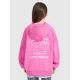 2. Girls' sweatshirt with hood, open, 4F 4FJRAW25TSWSF2439-54S