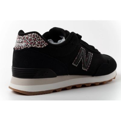 5. New Balance women’s 515 black suede leather sneakers