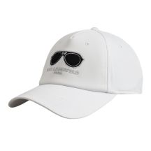 Karl Lagerfeld Paris Cap with Strapback Glasses White - L5WH7946-wht
