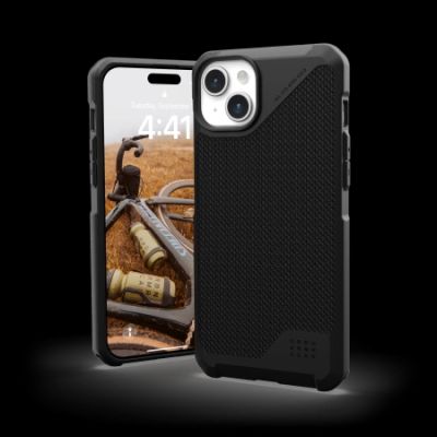 2. UAG Metropolis LT MagSafe case for iPhone 15 Plus - black kevlar
