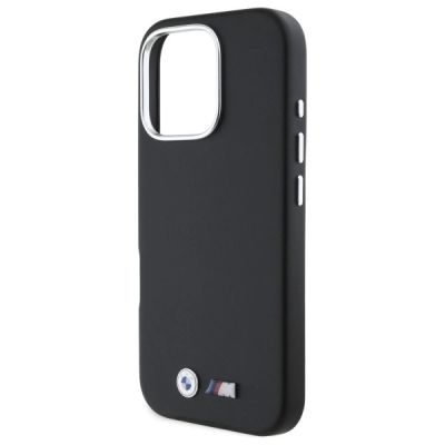 6. BMW M Smooth Full Wrapped Metal MagSafe Case for iPhone 16 Pro Max - Black