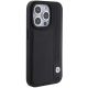 4. BMW Leather Blue Dots iPhone 15 Pro Max Case - Black