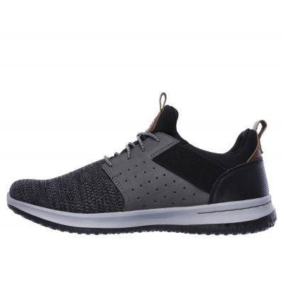 11. Skechers Delson Camben M 65474BKGY shoes