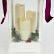 3. LANTERN ADVENT LANTERN LED 60CM 3 CANDLES WHITE