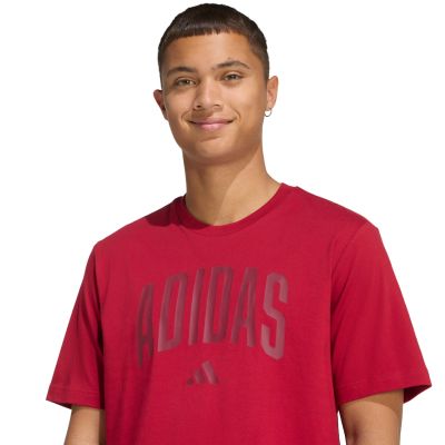 4. Adidas Collegiate Lineage Men's T-Shirt Red KH4593