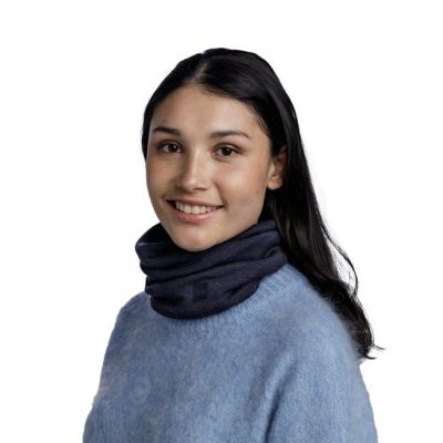 6. BUFF MERINO HEAVYWEIGHT NECK WARMER SOLID INDIGO bandana