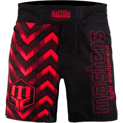 3. MASTERS PULSE SMMA-P MMA shorts black and red