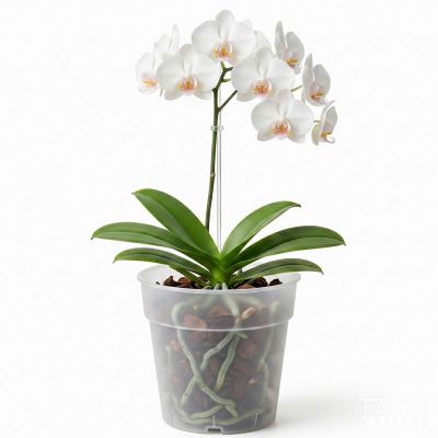 4. PLANTI POT TRANSPARENT 16CM