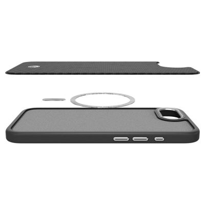 9. Spigen Enzo Aramid MagSafe Case for iPhone 16e / 17e - Black