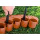 3. GARDEN PALISADE LAWN EDGE 405CM IPAL 7 TERRACOTTA
