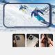 3. Clear 3in1 case for iPhone 11 Pro Max blue frame gel cover